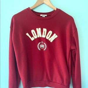 Forever 21 London college crew neck